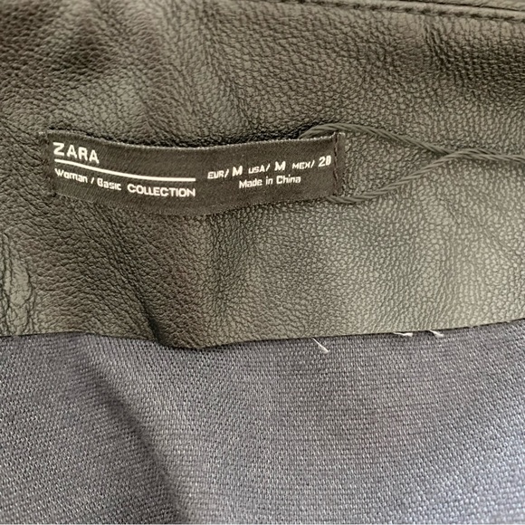 Bundle 3, get third free! Zara leather mini skirt size medium NWT - Picture 7 of 9